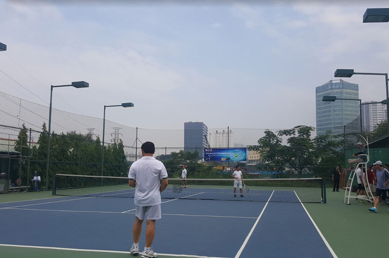 Sân Tennis Khu Trần Thái Village