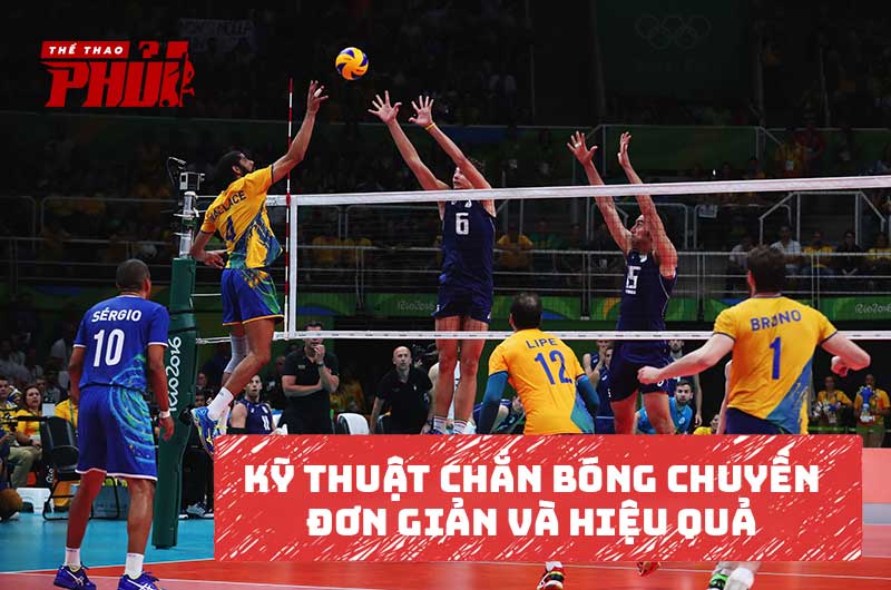 Kỹ thuật chắn bóng chuyền hiệu quả và đơn giản