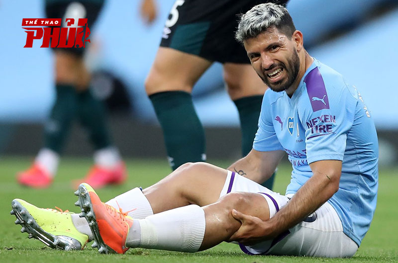 Aguero đã từng phải nghỉ thi đấu thời gian khá dài vì chấn thương sụn chêm